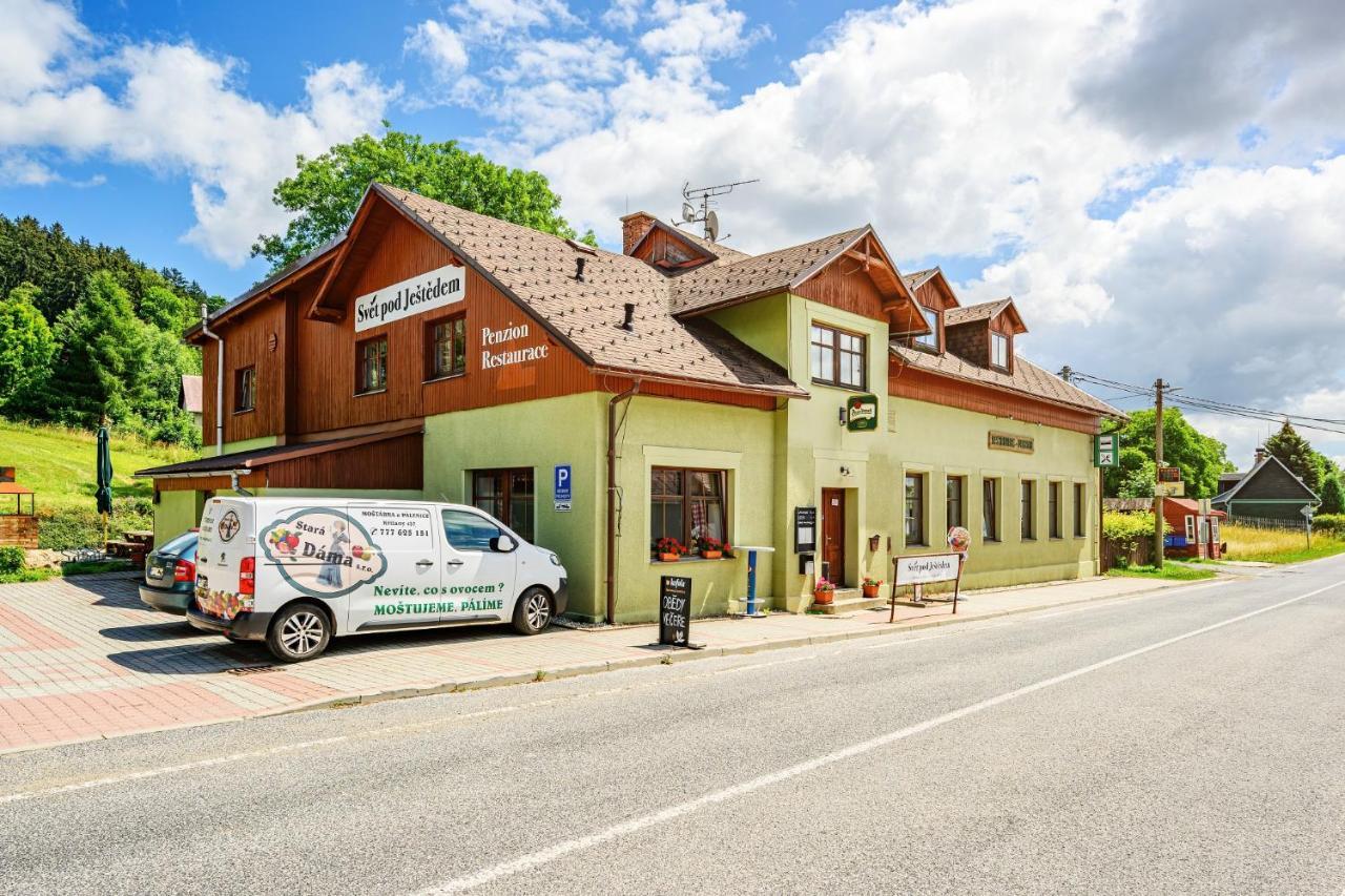 Penzion Pod Jestedem Horeni Paseky Exterior foto